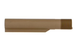 Timber Creek Outdoors AR-15 buffer tube is a flat dark earth Cerakote 6-position MIL-SPEC carbine receiver extension.